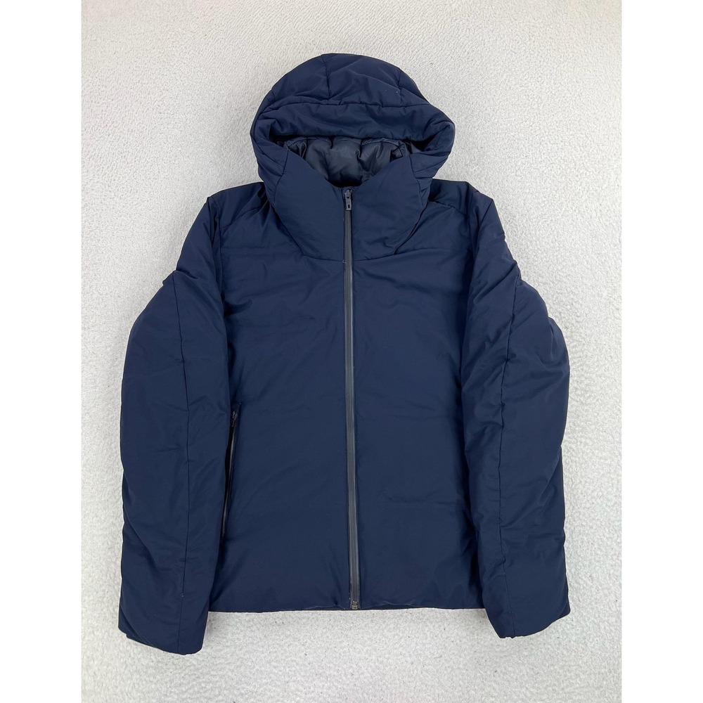 Uniqlo Jacket Mens Medium Blue Seamless Down Puffer Windproof Water Repellent